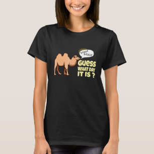 T-shirt Quel jour c'est Woot Woot Mercredi Camel