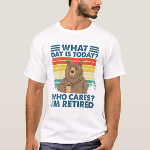 T-shirt Quel jour est aujourd'hui qui s'intéresse Je suis 