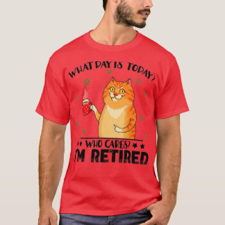 T-shirt Quel Jour Est Aujourd'Hui Qui S'Occupe De Moi Café