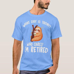T-shirt Quel Jour Est Aujourd'Hui Qui S'Occupe De Moi Retr