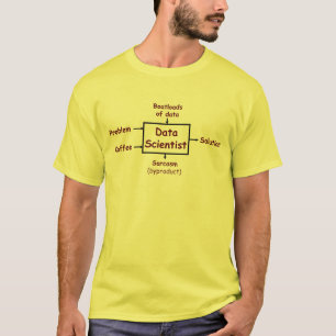 T-shirt Quel scientifique de données fait toute la journ
