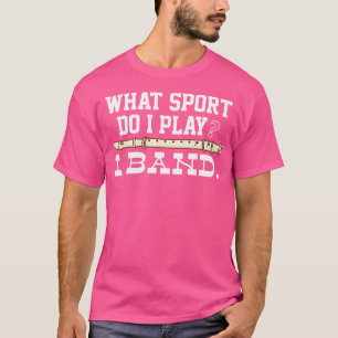 T-shirt Quel sport je pratique-je à l'orchestre de flûte à