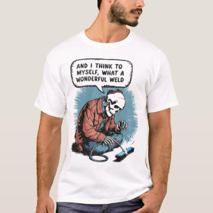 T-shirt Quel Squelette De Soudure Merveilleux - Soudage Hu