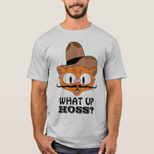 T-shirt Quel Trou ? Cartographie Mustache Chat Señor Gato™