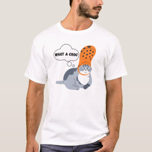T-shirt Quelle blague de crocodile