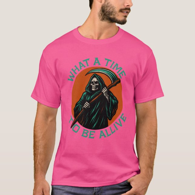 T-shirt Quelle époque pour vivre (Devant)