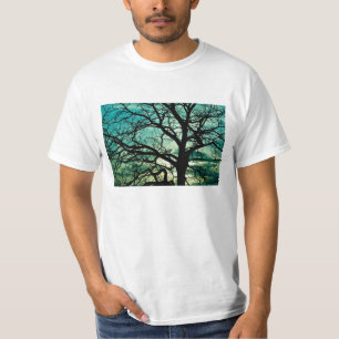 T-shirt Quelle est la jalousie de la lune ? Silhouette de 