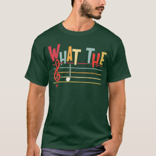 T-shirt Quelle F Note De Clé Drôle Humour Musical Cadeau M