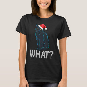 T-shirt Quelle femme de chat de Noël joyeux Halloween Cele