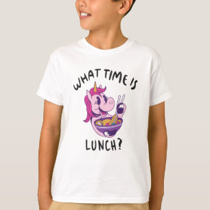 T-shirt Quelle heure est le déjeuner