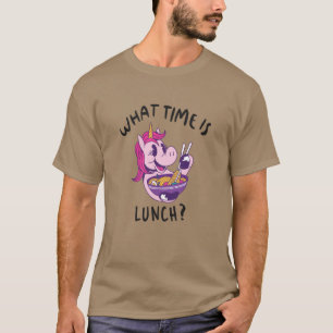 T-shirt Quelle heure est le déjeuner