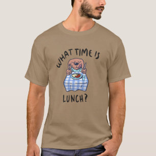 T-shirt Quelle heure est le déjeuner
