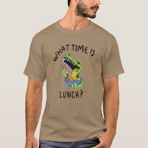 T-shirt Quelle heure est le déjeuner