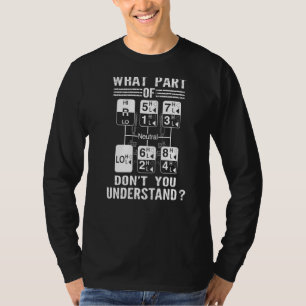 T-shirt Quelle partie de Ne comprenez-vous pas Trucker Tru