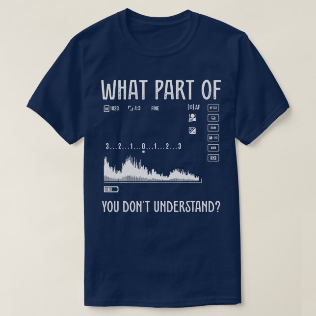T-shirt Quelle Partie De Vous Ne Comprend Pas Le Design Po (Design devant)