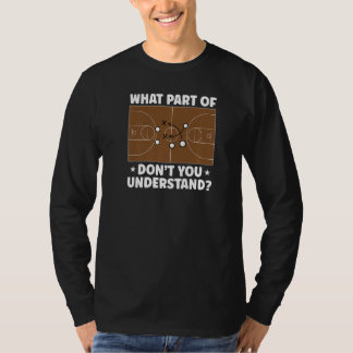 T-shirt Quelle Partie Du Basket Vous Ne Comprenez Pas Drôl