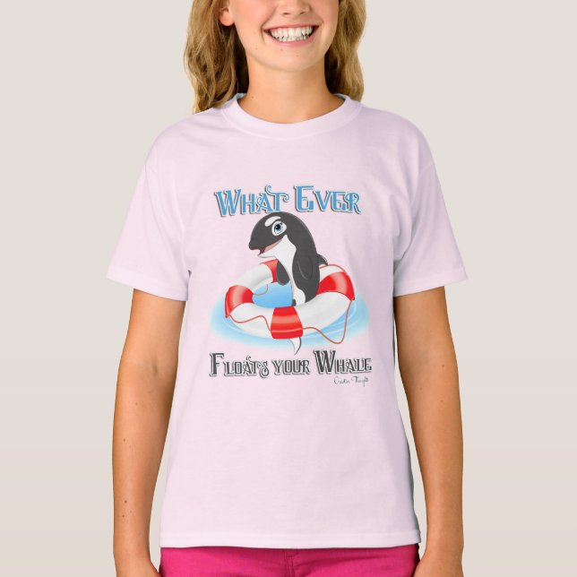 T-shirt Quelle Que Soit La Flotte De Votre Baleine (Devant)