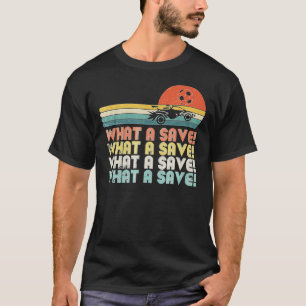 T-shirt Quelle sauvegarde Vintage Retro Rocket Soccer Car 