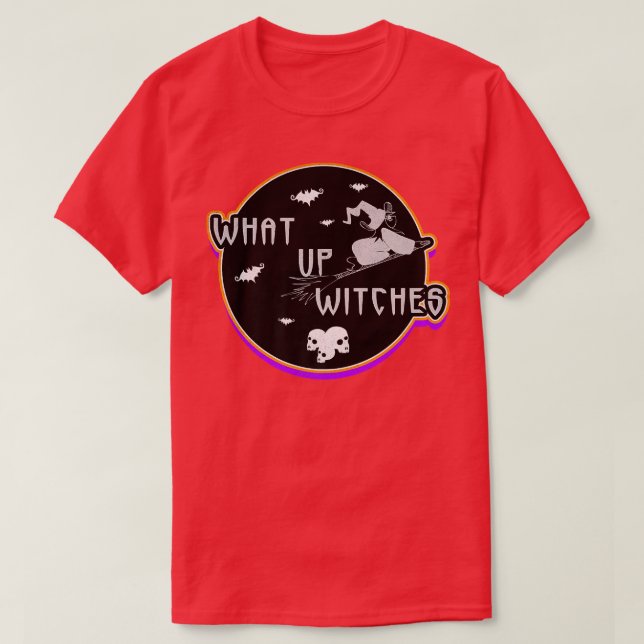 T-shirt Quelle sorcière sur Halloween  (Design devant)