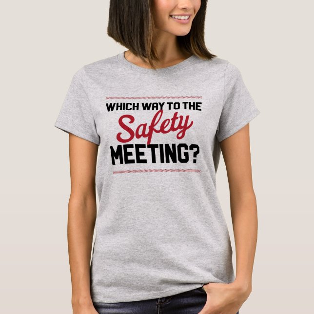 T-shirt Quelle Voie Pour La Réunion De Sécurité ? - EP rec (Devant)