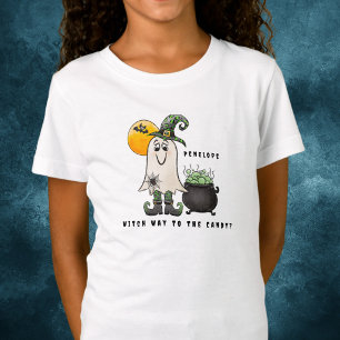 T-Shirt Quelle voie vers les bonbons? Chemise personnalisé