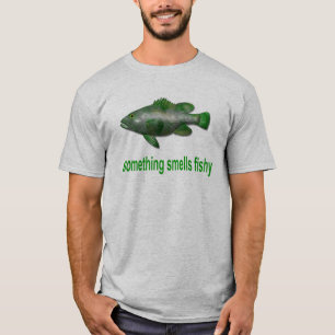 T-shirt quelque chose sent de poisson