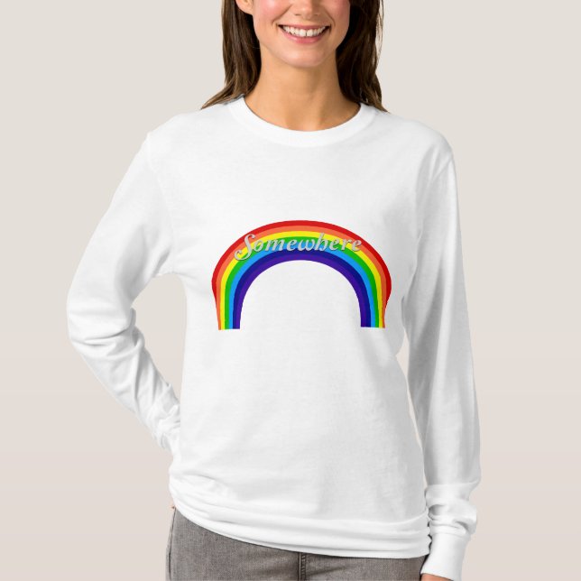 T-shirt Quelque part au-dessus de l'arc-en-ciel (Devant)