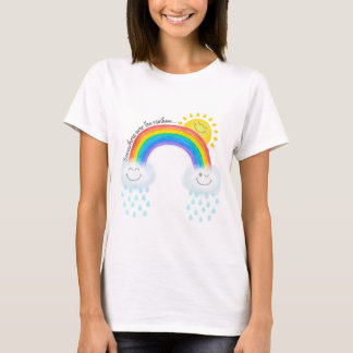 T-shirt Quelque part au-dessus du soleil arc-en-ciel