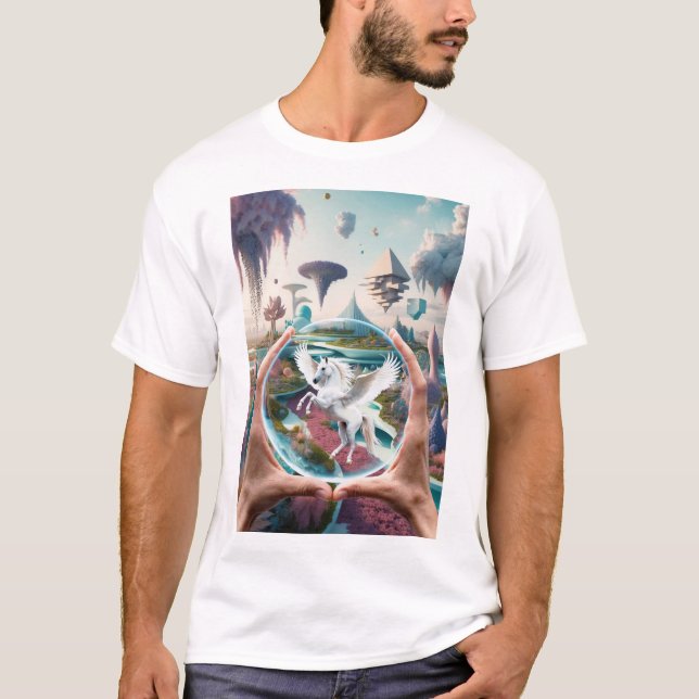 T-shirt Quelque part là-bas - Ce n'est pas faire croire (Devant)