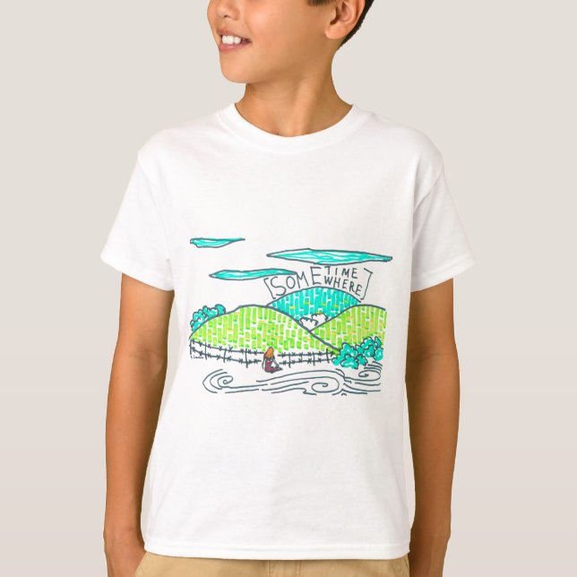 T-shirt Quelque part / Parfois (Devant)