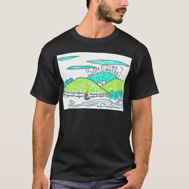 T-shirt Quelque part / Parfois (Devant)