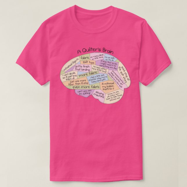 T-shirt Quelques Chaussures Cerner Drôle Lover De Quilage  (Design devant)