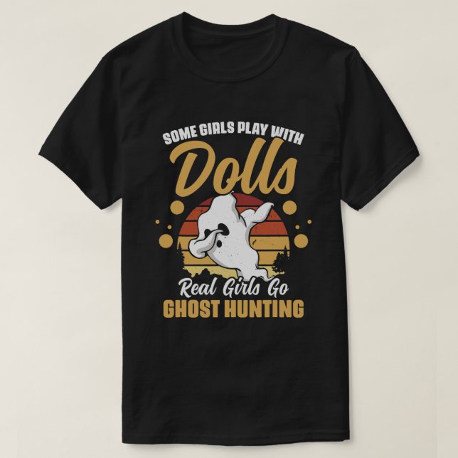 T-shirt Quelques Filles Jouent Avec Poupées Les Filles Rée (Design devant)