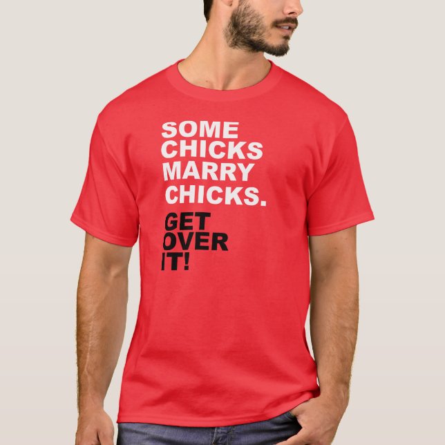 T-shirt Quelques poussins marient des poussins. Obtenez (Devant)