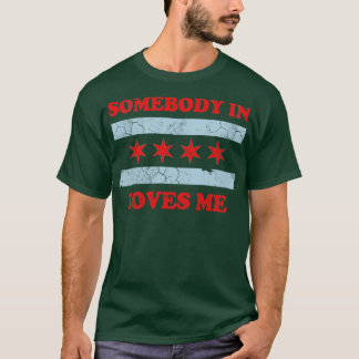 T-shirt Quelqu'Un À Chicago M'Aime