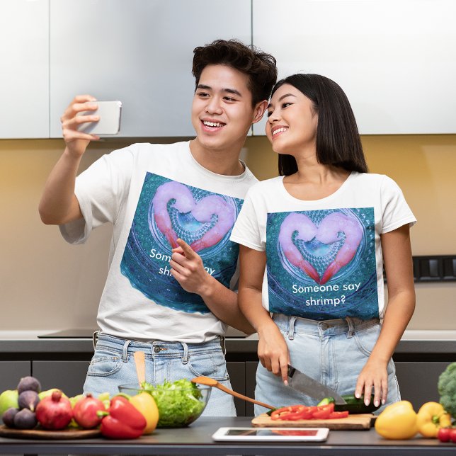 T-shirt Quelqu'un a dit crevettes (Someone Say Shrimp Unisex T-Shirt)