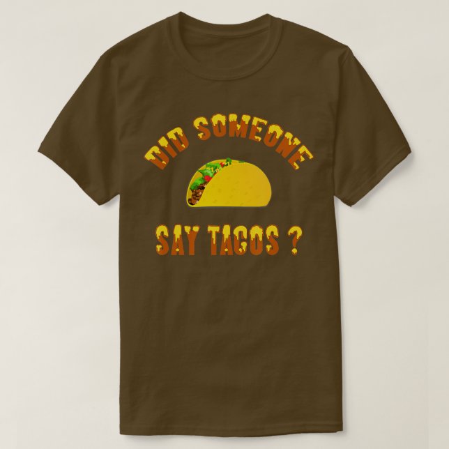T-shirt Quelqu'Un A Dit Tacos Chemise Drôle Mardi Cinco De (Design devant)