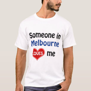 T-shirt Quelqu'un à Melbourne m'aime T Shirt