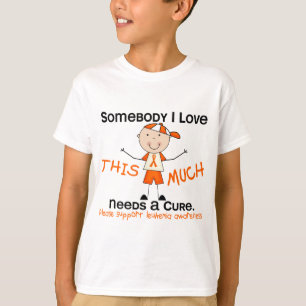 T-shirt Quelqu'un amour d'I - leucémie (garçon)