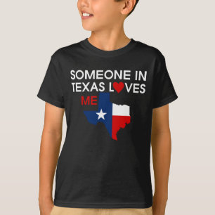 T-shirt Quelqu'un au Texas m'aime Precious God Bless