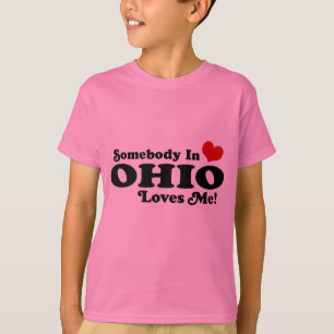 T-shirt Quelqu'un dans l'Ohio m'aime