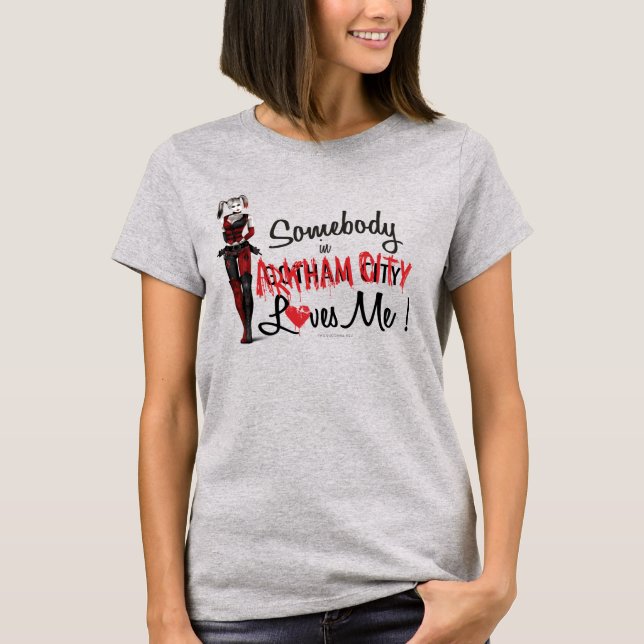 T-shirt Quelqu'un en AC m'aime - Harley (Devant)