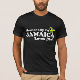 T-shirt Quelqu'Un En Jamaïque M'Aime