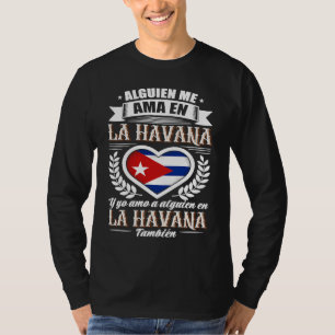 T-shirt Quelqu'un m'aime à La Havane Cuba  1