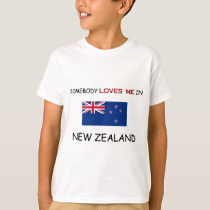 T-shirt Quelqu'un m'aime en NOUVELLE ZÉLANDE