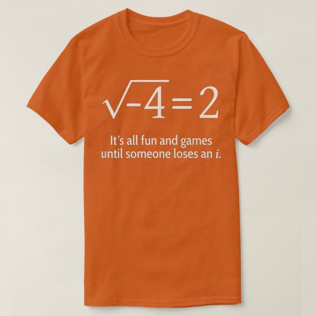 T-shirt Quelqu'un perd Un i drôle Math (7)  (Design devant)