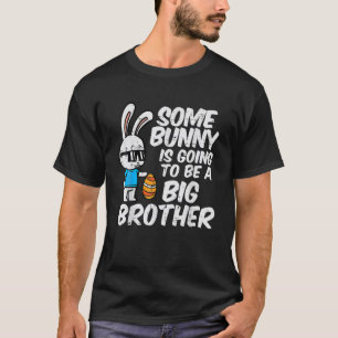 T-shirt Quelqu'Un Va Être Un Gros Frère Preg De Pâques