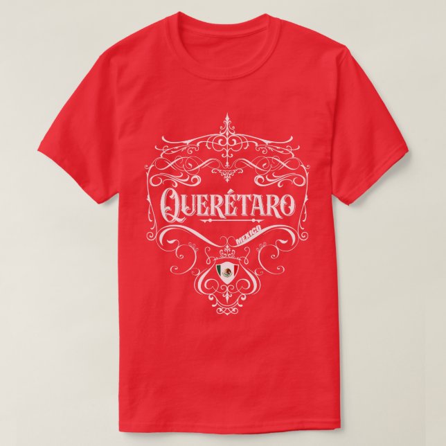 T-shirt Queretaro Design Vintage 1 (Design devant)