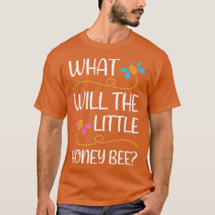 T-shirt Qu'est-ce que Baby Bee Genre Révéler Garçon Miel B