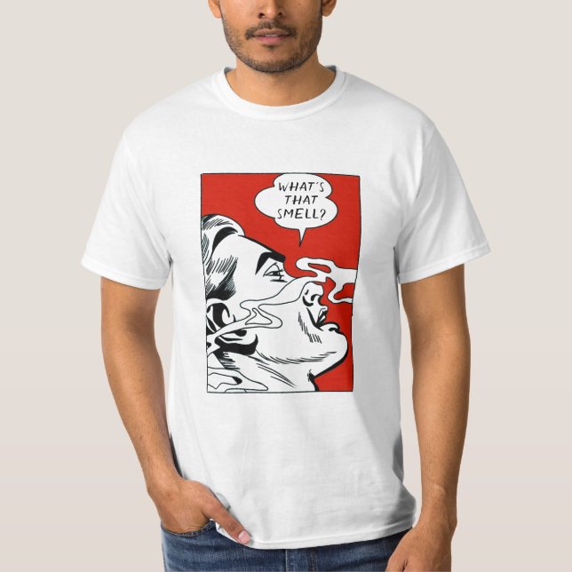 T-shirt Qu'est-ce que cette odeur (vous pouvez la personna (Devant)